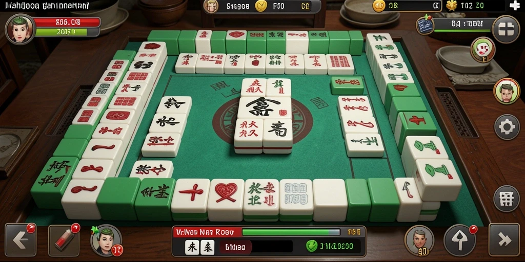 Gameplay menarik dari FO8 menampilkan keseruan Mahjong.