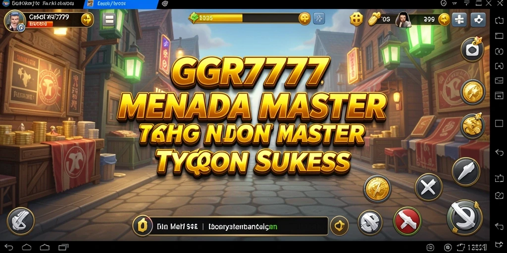 Tampilan gameplay GGR7777 dengan strategi Tycoon yang menarik.