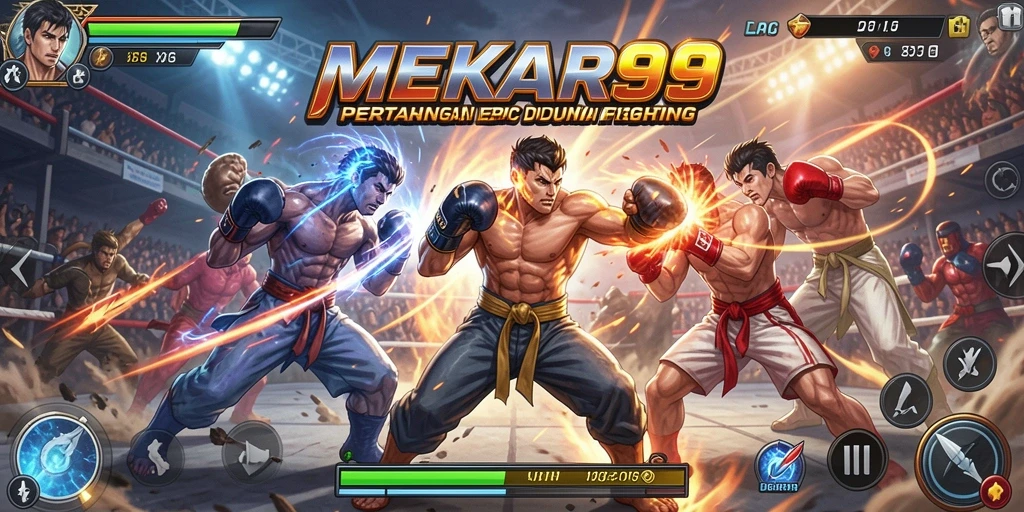 Tampilan seru aksi pertarungan di MEKAR99.