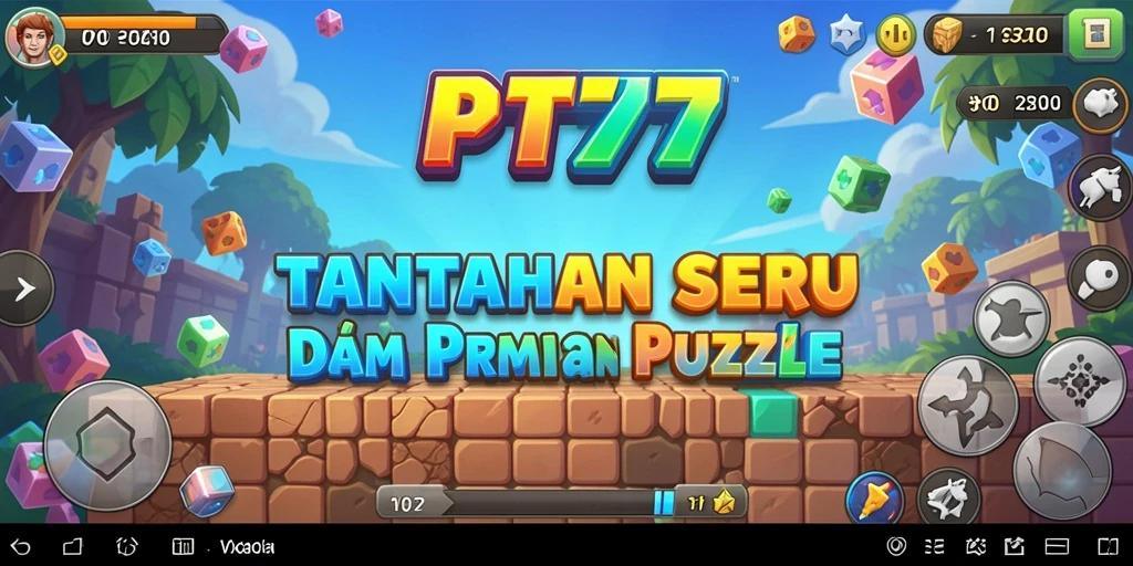 Tampilan seru gameplay Puzzle PT777 yang menantang.