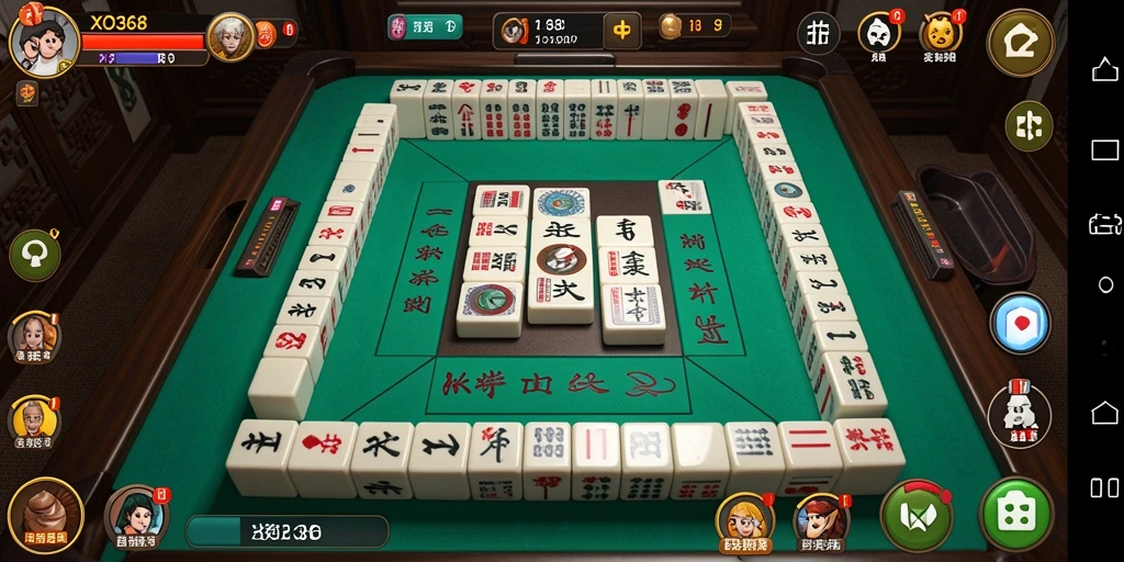 Screenshot gameplay XO368 menampilkan momen seru bermain Mahjong.